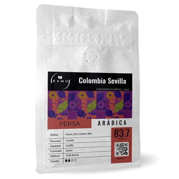 Intenso Café de especialidad Persa- Microlote Colombia Sevilla 83.75Ptos