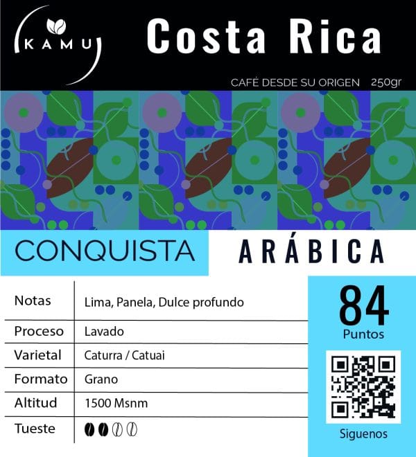 Cafe espcialidad Costa rica