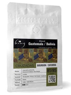 Café de especialidad Cruzadas BLEND GUATEMALA / BOLIVIA